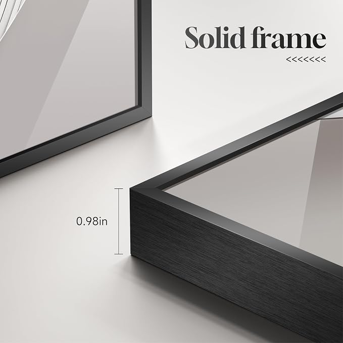 Framed Modern Abstract Wall Art, 3 Piece Minimalist Bright Style Prints - Image 5