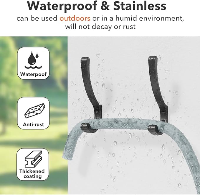 saffruff Wall Mount Coat Hooks, Heavy Duty Metal Hooks - Image 8