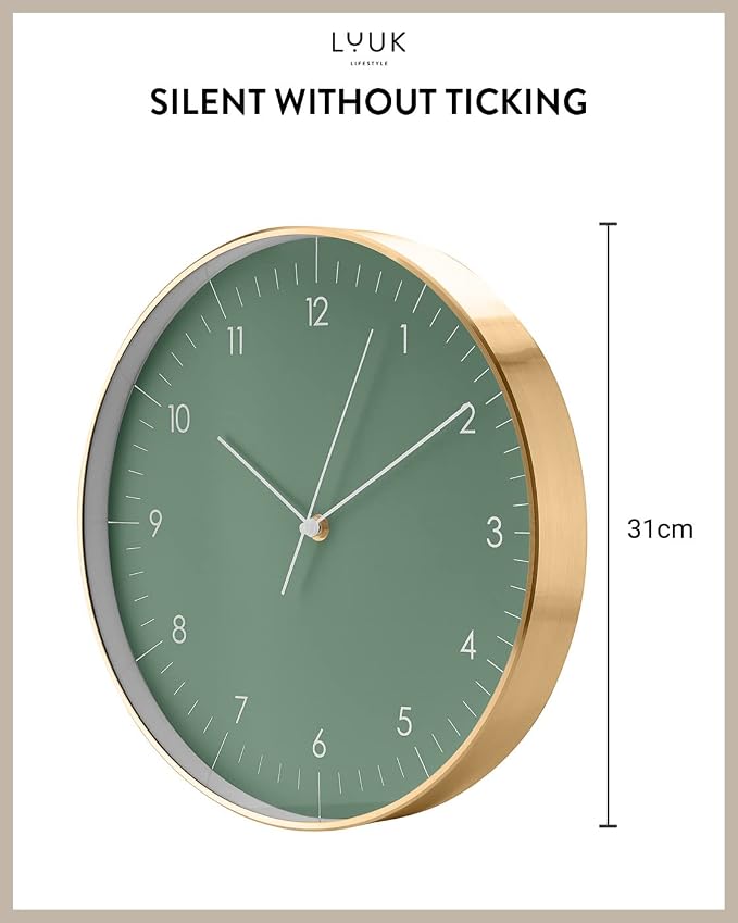 LUUK LIFESTYLE Silent wall Clock - Image 2