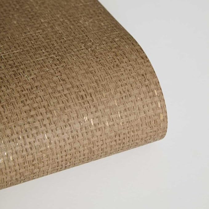 Tempaper x Jeremiah Brent Mushroom Textured Faux Grasscloth Primitivo Removable - Image 7
