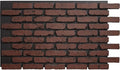 EverStone Aged Brick Faux Brick Panel, 46 7/8"W x 27"H x 1 1/4"D, Heath Color by EkenaMillwork