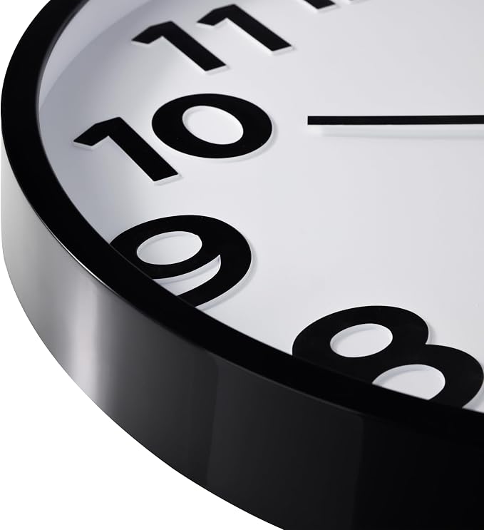 Large Wall Clock 16 Inch Silent Non-Ticking Modern Big Number Wall Clocks - Image 5