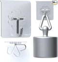 DDMY Heavy Duty Hook 24 Pack Self Adhesive Hooks by DDMY