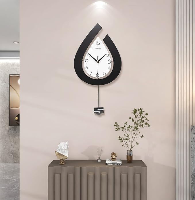 Large Decorative Wall Clock for Living Room Decor Big Pendulum Modern Wall - Image 2