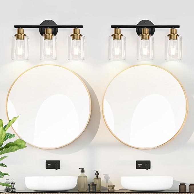 Zarbitta 3-Light Bathroom Light Fixtures, Modern Vanity Light - Image 5