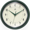 Infinity Instruments LTD. Retro 9 inch Silent Sweep Non-Ticking Mid Century by InfinityInstruments