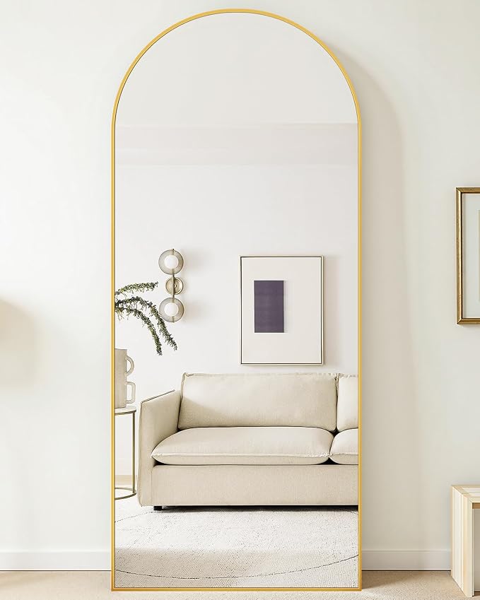 Suidia 58"x21" Arched Full Length Mirror - Image 3