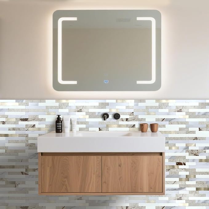 AULIGET 2 Sheets Faux Stone Peel and Stick Backsplash - Image 4