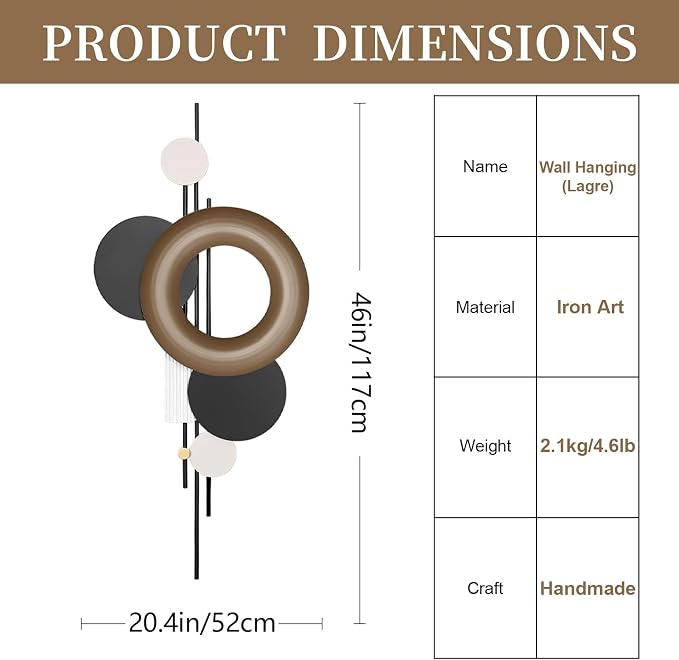 HEBOIX Black 3D Wall Art Decor - Image 6
