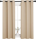NICETOWN Room Darkening Draperies Window Curtain Panels, Thermal Insulated by NICETOWN