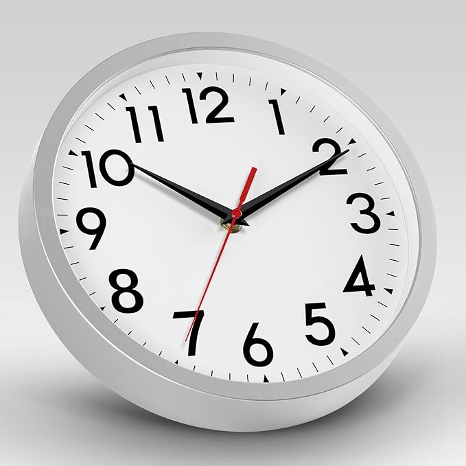 DAXSMY 14 Inch Wall Clock Large Battery Operated Big Silent Non Ticking Analog - Image 3