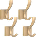 TOFIIGREM Gold Hooks for Wall, Heavy Duty Thick Aluminum Alloy Entry Coat Hooks by TOFIIGREM