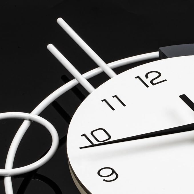 Large Decorative Wall Clock Silent Non-Ticking Quartz Battery Operated Pendulum - Image 6