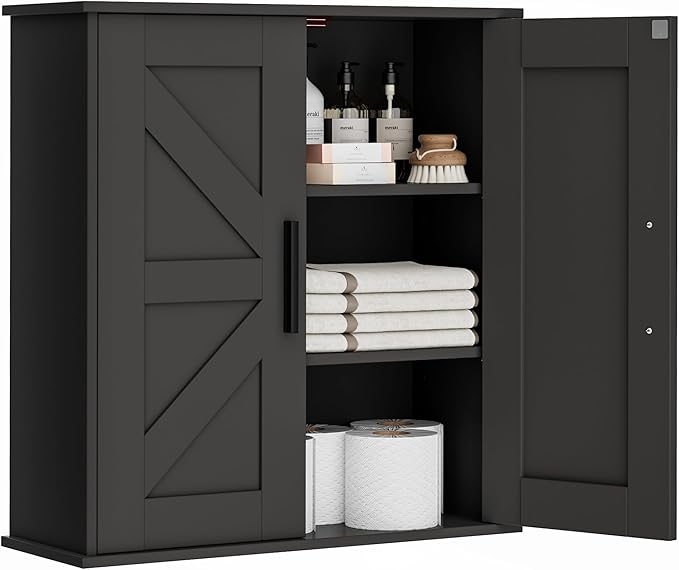 Homleke Bathroom Wall Cabinet, Over Toilet Storage Cabinet by Homleke