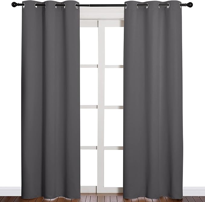 NICETOWN Noise Reducing Blackout Curtains 84" Long - Image 2