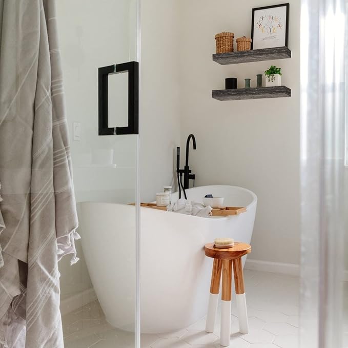 QEEIG Bathroom Floating Shelves - Image 9