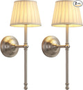 KDG Cordless Wall Sconces Set of 2, Small Wireless 5200mAh Rechargeable Battery by KDG