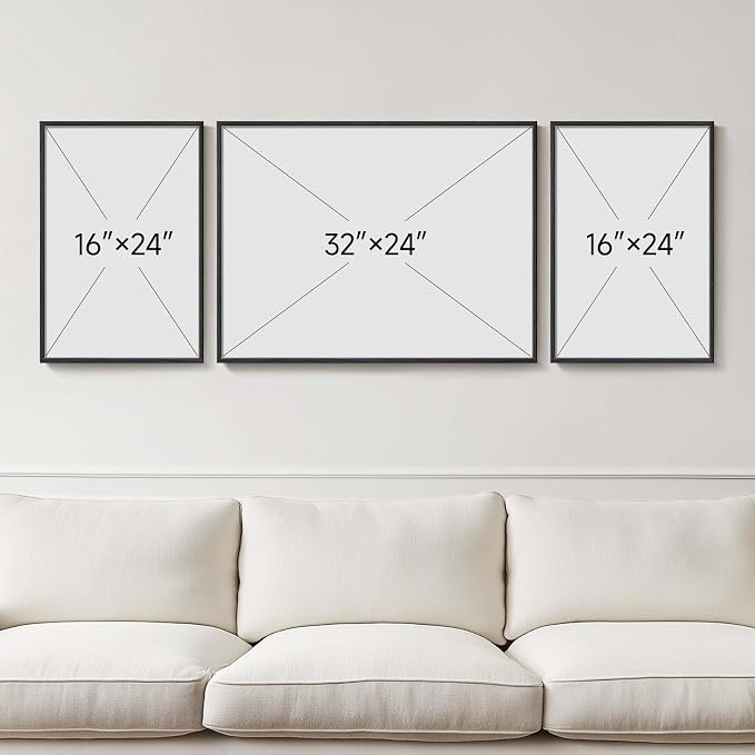 Large Framed Modern Luxury Large Wall Art - Image 3