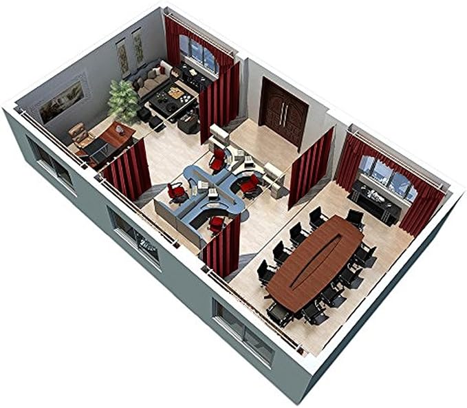 RYB HOME Blackout Room Divider Curtain, Soundproof Privacy Screen Curtains - Image 7