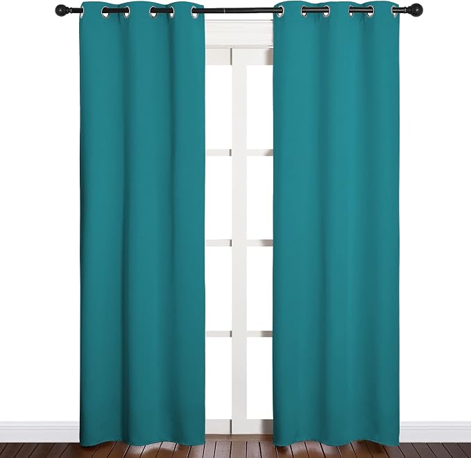 NICETOWN Room Darkening Curtains 84 inch Length 2 Panels, Thermal Insulated - Image 2