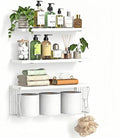 Floating Bathroom Shelves Wall Mounted by Unknown