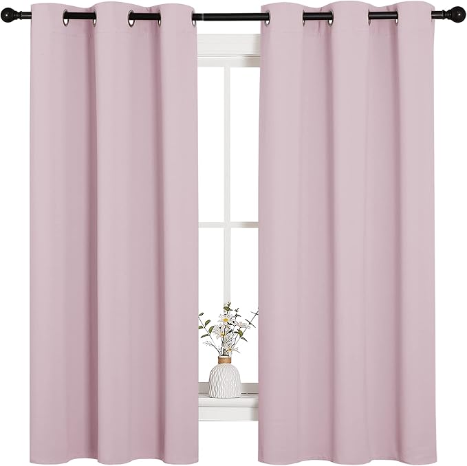 NICETOWN Nursery Essential Thermal Insulated Solid Grommet Top Blackout by NICETOWN
