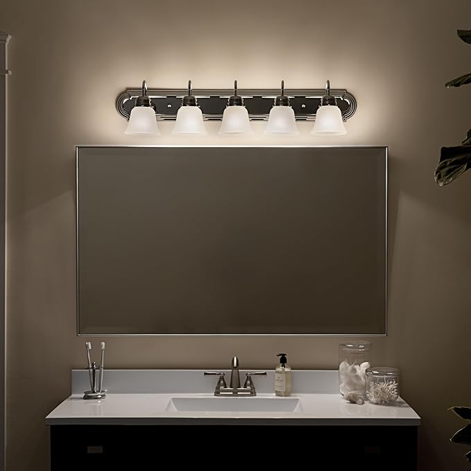 Kichler 5-Light Bathroom Vanity Light Fixture - Image 6