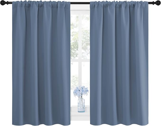 NICETOWN Blackout Curtains for Bedroom, Window Treatment Energy Saving Thermal - Image 2