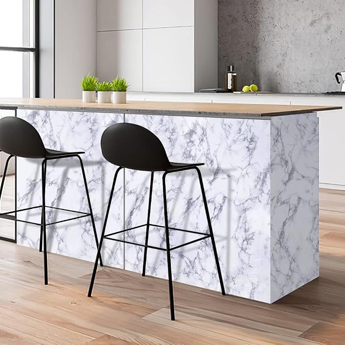 Arthome 60 x 508 cm Peel and Stick Marble Contact Paper, Self-Adhesive - Image 2