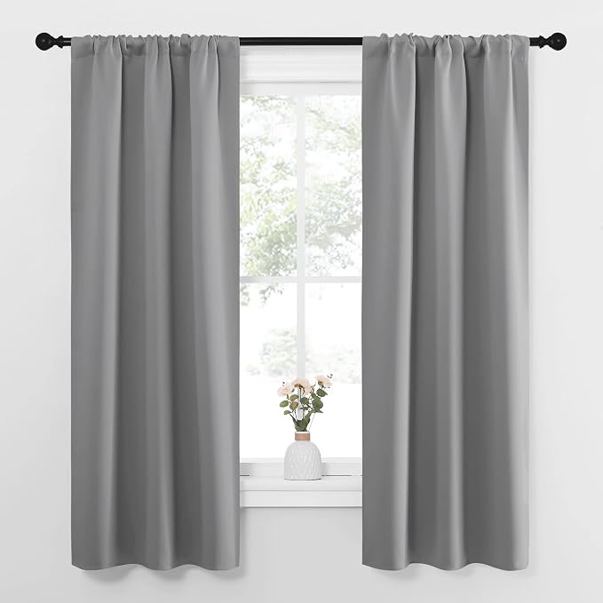 NICETOWN Kitchen Window Curtains 63 Long by NICETOWN