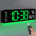 MASHI Digital Wall Clock, Auto-Dimming Wall Clock by MASHI