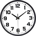 Modern Silent Wall Clock, 12 Inch Non-Ticking Battery Operated Clock, Round by MABPEDO
