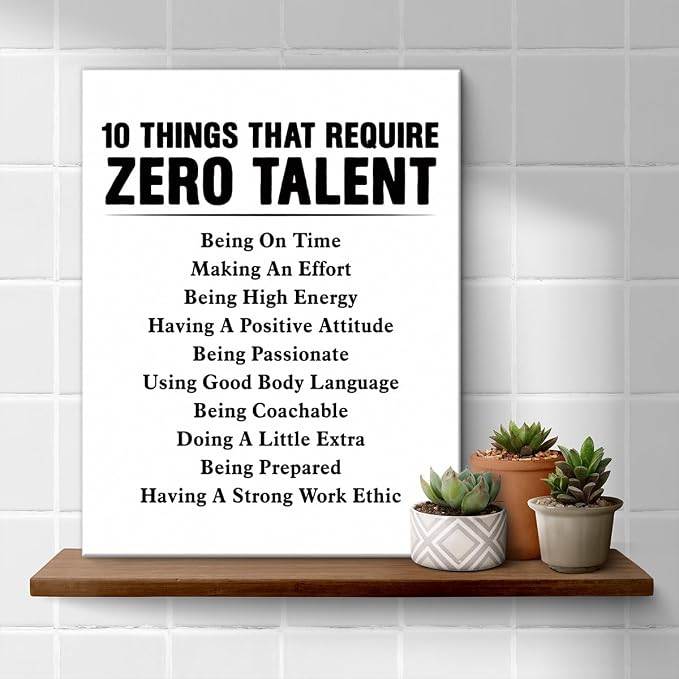 Motivational Wall Art, Inspirational Quote Wall Decor Leadership Gifts - Image 4