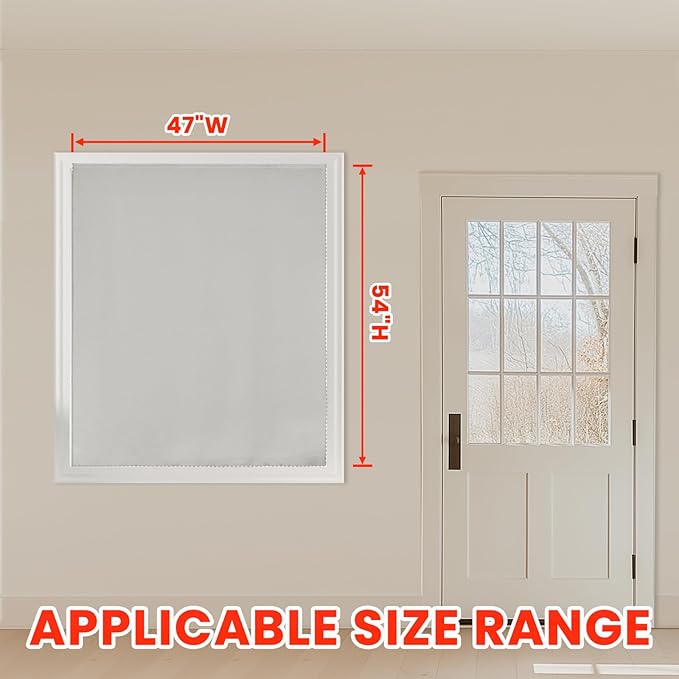 AJAZZ self Adhesive Portable 100% Blackout Curtains Simple and Easy to - Image 5