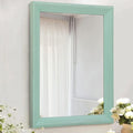 AAZZKANG Wood Framed Mirror Rectangle Modern Farmhouse Wall Mirrors Decor by AAZZKANG