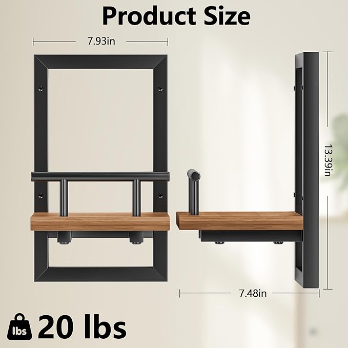 Sbosbo Floating Shelves for Wall, Plant Shelf Indoor, Wall Planters for Indoor - Image 3