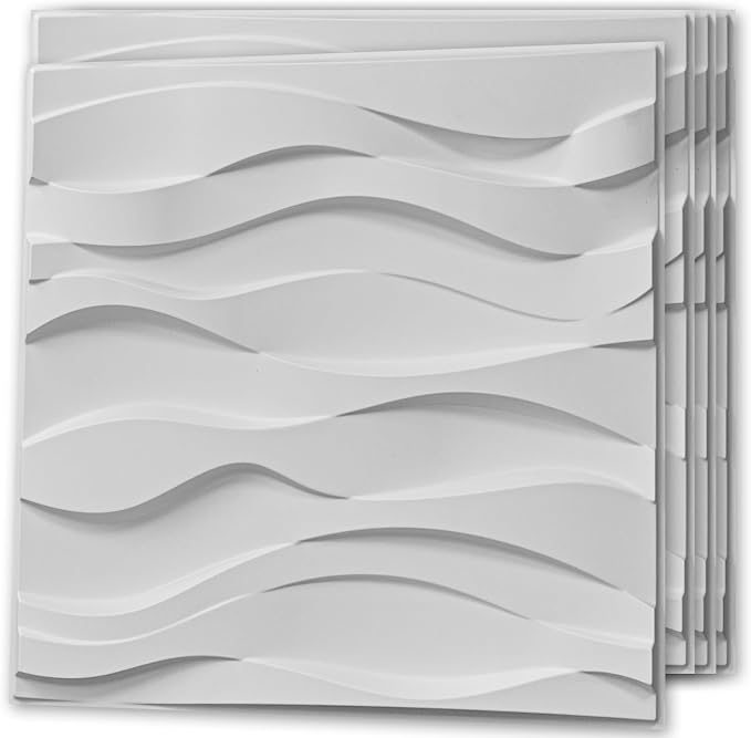 Art3d Decorative 3D Wall Panel, 32 Sq.FT PVC Interior Wall Decor by Art3d