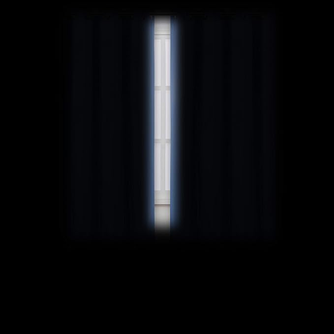 LEMOMO Sky Blue Thermal Blackout Curtains/52 x 63 Inch/Set of 2 Panels Room - Image 3