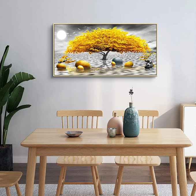 Framed Canvas Wall Art For Living Room Large size Boho Wall Decor For Bedroom - Image 4