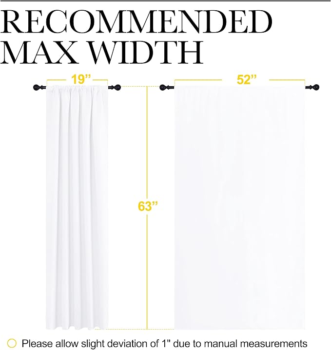 NICETOWN Bedroom Window Curtain Panels - Image 8