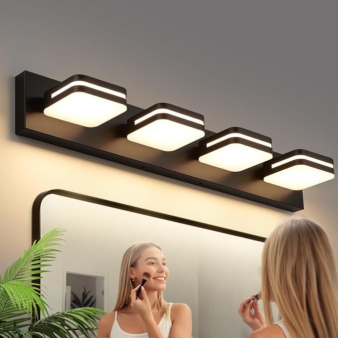 Torondo 360° Rotate LED Bathroom Vanity Light Fixtures, 1600LM Acrylic Matte by Torondo
