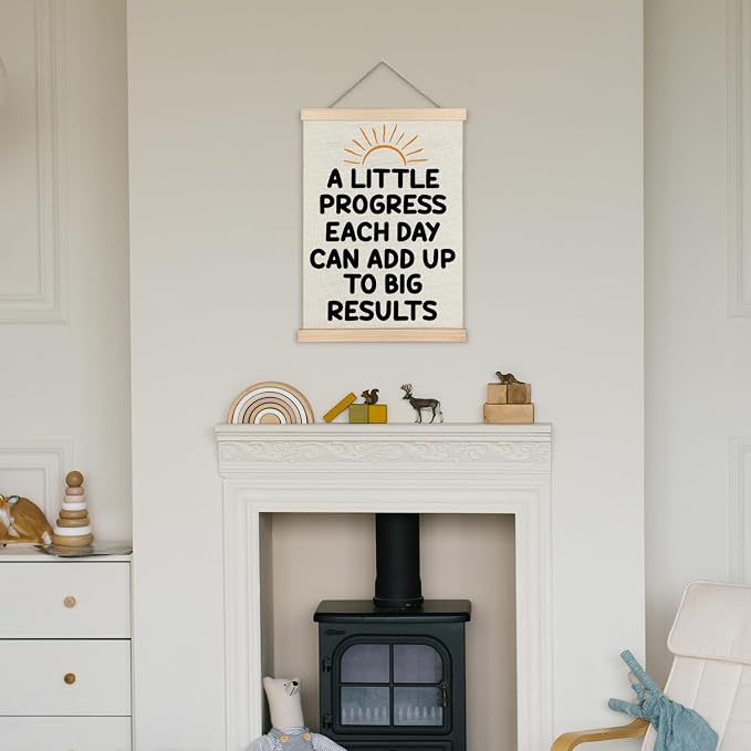 Supwhd Sunset Positive Affirmations Wall Decor, Inspirational Add Up to Big - Image 3