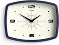 JONES CLOCKS® Movie Wall Clock | Rectangular Retro Clock | 25cm | Blue | Cool by JONESCLOCKS
