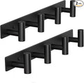 Coat Rack Wall Mounted-4 Hooks, Heavy Duty Stainless Steel Wall Hooks by VINHOLD