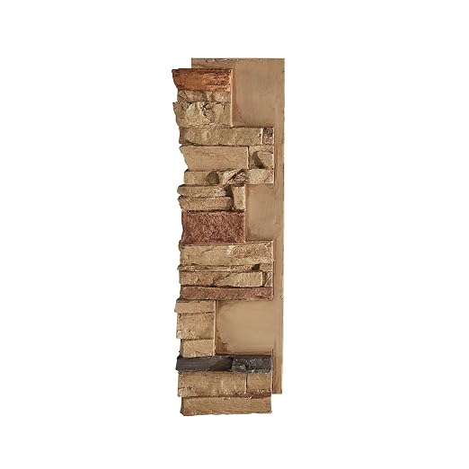AZ Faux High-Density Polyurethane Faux Stone Interlocking Left Endcap by AZFaux