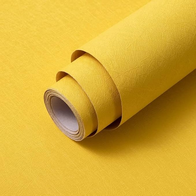 Abyssaly Yellow Wallpaper Peel and Stick Removable Wallpaper - Image 2