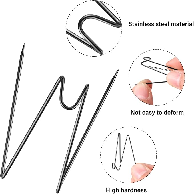Geyoga Fabric Panel Wall Wire Hooks Cubicle Hooks - Image 3