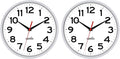 HIPPIH Wall Clock 2 Pack, 10 Inch Modern Wall Clocks Battery Operated, Non by HIPPIH
