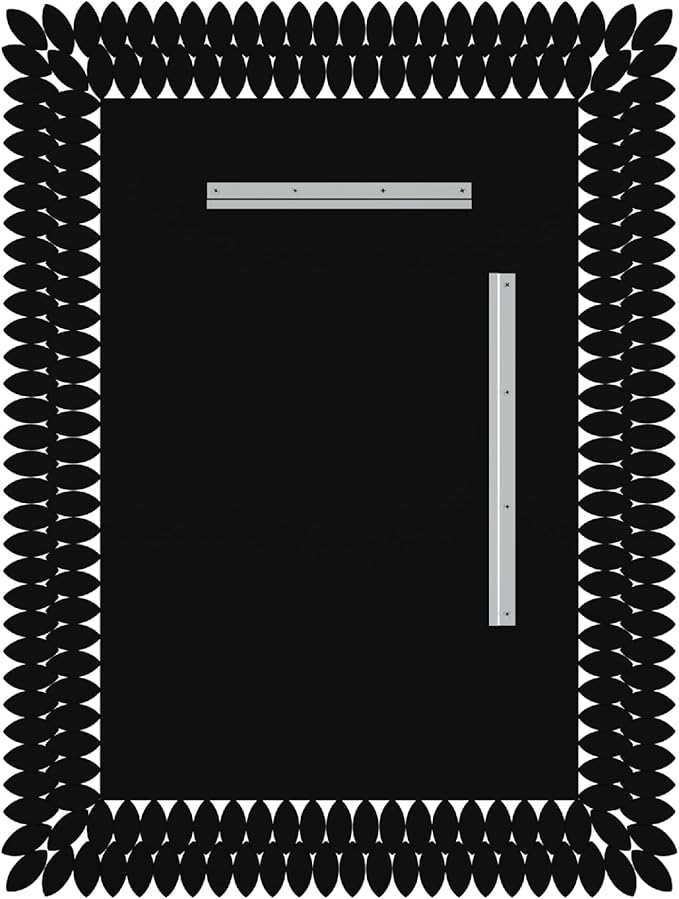 Kelly Miller 30"x40" Jeweled Bathroom Wall Mirror, Large Rectangle Decorative - Image 6