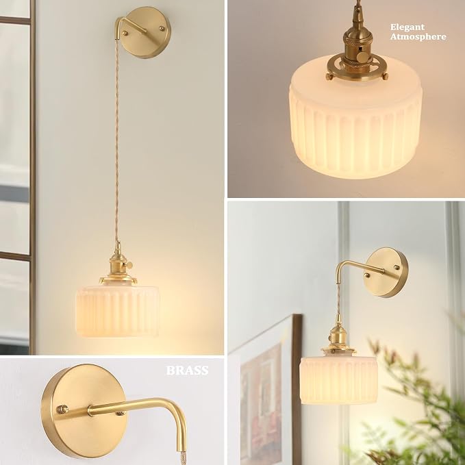 Shenmoyl Battery Operated Wall Sconce - Image 5